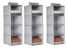 Set x3 Organizador Colgante De 4 Espacios - comprar online