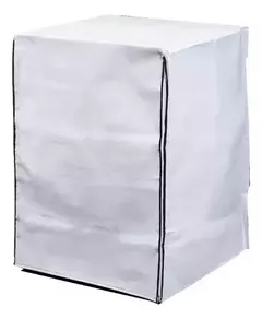 Funda Cubre Lavarropas Costuras Selladas 100% Impermeable Color Blanco - comprar online