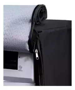 Cubre Lavarropas Funda Carga Frontal Tela Impermeable 60x60 Silver