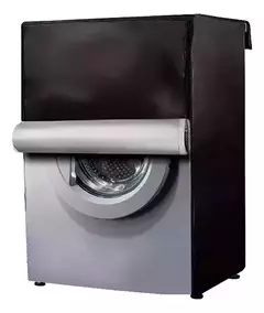 Cubre Lavarropas Funda Carga Frontal Tela Impermeable 60x60 Silver en internet