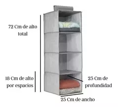 Set x3 Organizador Colgante De 4 Espacios - Regalos Ámbar