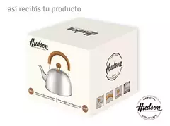 Pava Hudson Acero Inoxidable 1,5lts Pico Matero Mango Madera Normal Color Marrón - tienda online