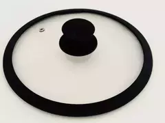 Tapa De Vidrio Y Silicona Sartenes Ollas Y Cacerolas 24 Cm