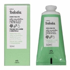 Crema nutritiva para pies de limon y guanabana 50ml