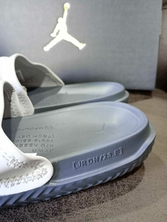 Ojotas Jordan "Super Play" Silver Green - tienda online