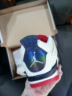 Jordan "Retro 4" Premium Blanca en internet