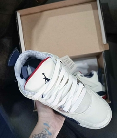 Jordan "Retro 4" Premium Blanca - comprar online