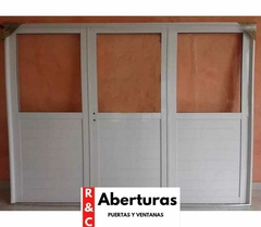 PORTON (M5) MEDIO VIDRIO (3 hojas) - comprar online
