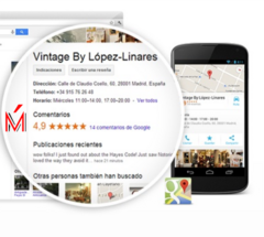 Tu negocio en "Google mi negocio y Google maps" en internet