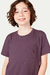 Camiseta Mini Careca com Bolso Vinho - Reserva Mini - comprar online