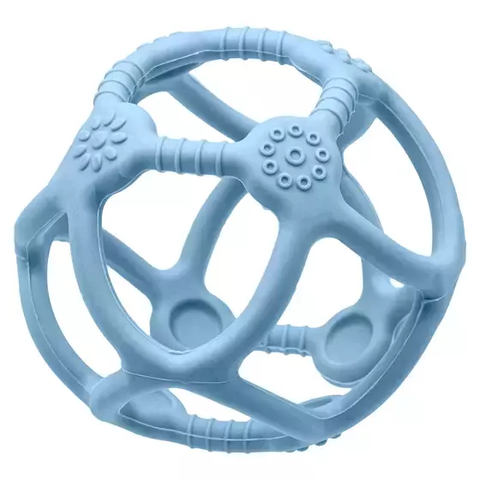 Mordedor Bola em Silicone Azul - Buba