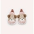 Tênis Knit Ursa Pompom Off White