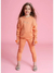 Imagem do Blusa Tricot Bolsos Canguru Laranja Cantaloupe - Pituchinhus