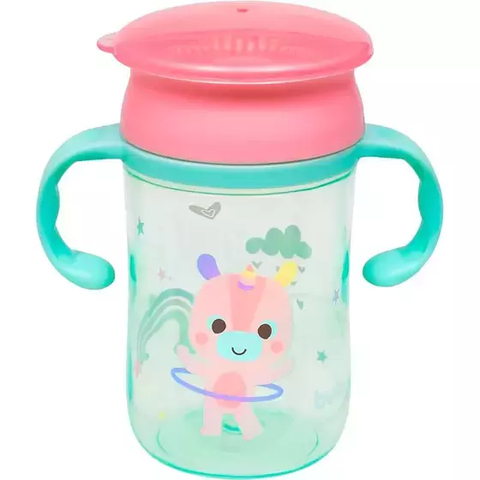 Copo de Treinamento 360º Bubazoo Unicórnio - Buba