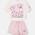 Conjunto Pijama/Shorts Pérola - Animê
