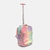 Mochila com Rodinha Color Block Rosa - Puket