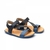 Sandália em Couro Zig Navy/Blue Tang - Tip Toey Joey