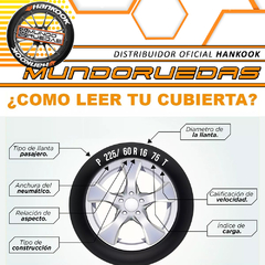 Neumático P275/60 R20 114T RH12 HANKOOK - Mundo Ruedas