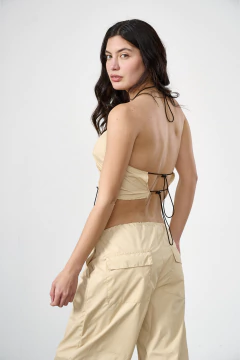 SER TOP CRUZ PARACHUTE CON TAN (30613) - Tabatha Jeans Mayorista