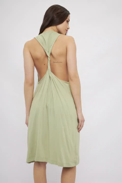 LKT CHALECO LARGO CON NUDO EN (30537) - Tabatha Jeans Mayorista