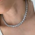 Colar Inspiração Swarovski Ródio Branco