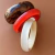 Bracelete Acrílico Marmorizado Marrom - comprar online