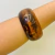 Bracelete Acrílico Marmorizado Marrom - Ellen Rode Semijoias