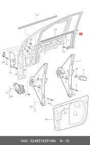 Guia Ventanilla Volkswagen Fox 2004 - 2017 en internet