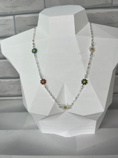 Choker margaridas coloridas . - comprar online