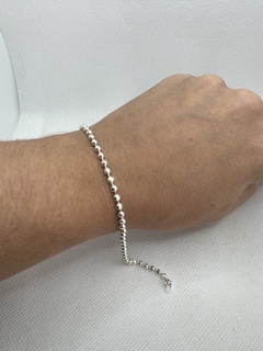 Pulseira bolinhas facetadas . - comprar online