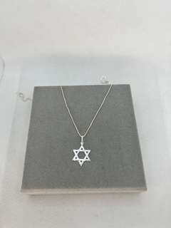 Colar 45 cm estrela de Davi. - comprar online
