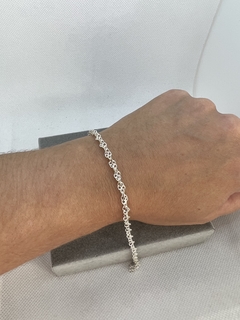 Pulseira singapura grossa. - comprar online