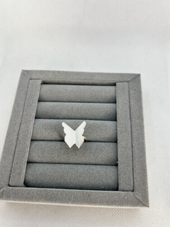 Anel de borboleta G liso. - comprar online