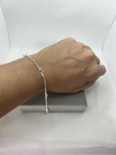 Pulseira zircônias. - comprar online