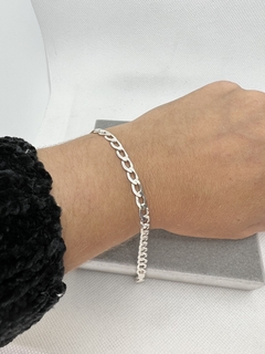 Pulseira masculina grumet 5.5 mm. na internet