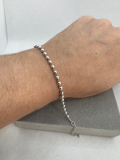 Pulseira bolinhas 2mm. - comprar online