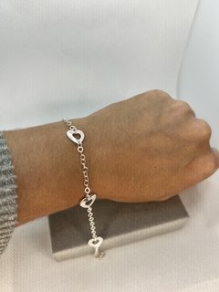 Pulseira corações mod. 2 - comprar online