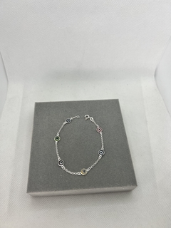 Pulseira olho grego color .