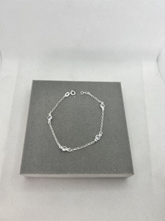 Pulseira zircônias.