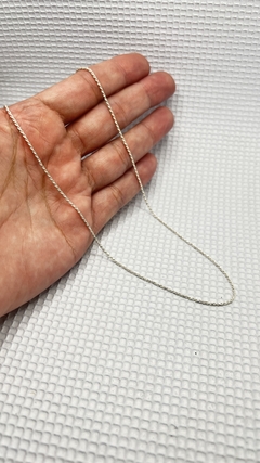 Corrente torcidinha de 45 cm . na internet