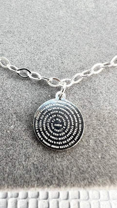 Pulseira oração do Pai Nosso.