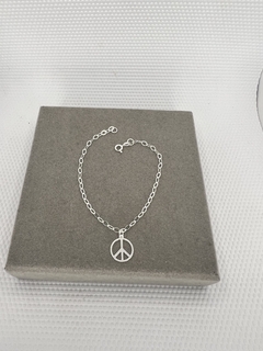 Pulseira símbolo da paz .