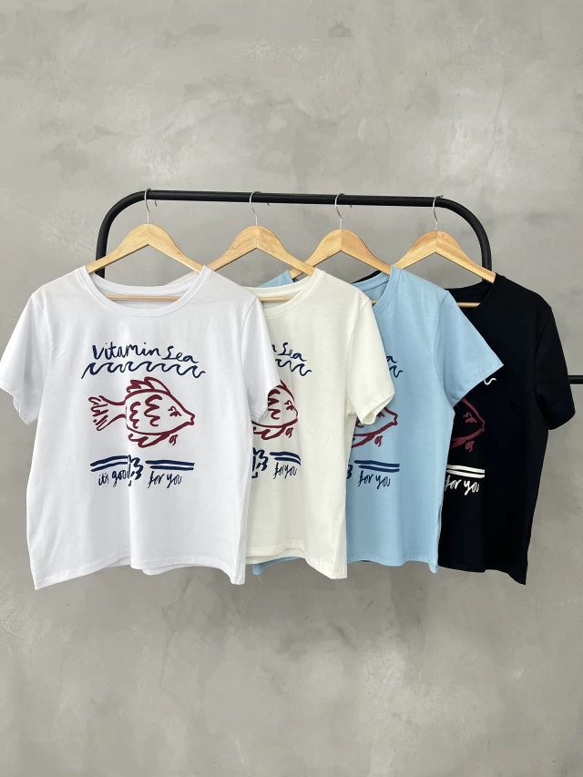 REMERA ALGODON VITAMIN SEA (SOLO ONLINE) — imagen 4