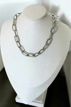 CORRENTE BANHADA PRATEADA . - comprar online