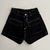 Short de jeans cargo negro