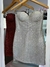 Vestido straples con tazas glitter en internet