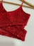Top lentejuelas cruzado - comprar online