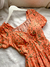 Vestido mídi camponesa floral minimalista Emily - comprar online