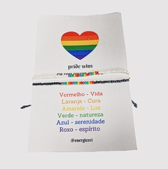aliança pulseira pride wins - LGBT - comprar online