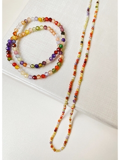 Pulseira com cristais coloridos - comprar online